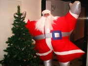 Надувной трюковой Дед Мороз.Santa Claus.